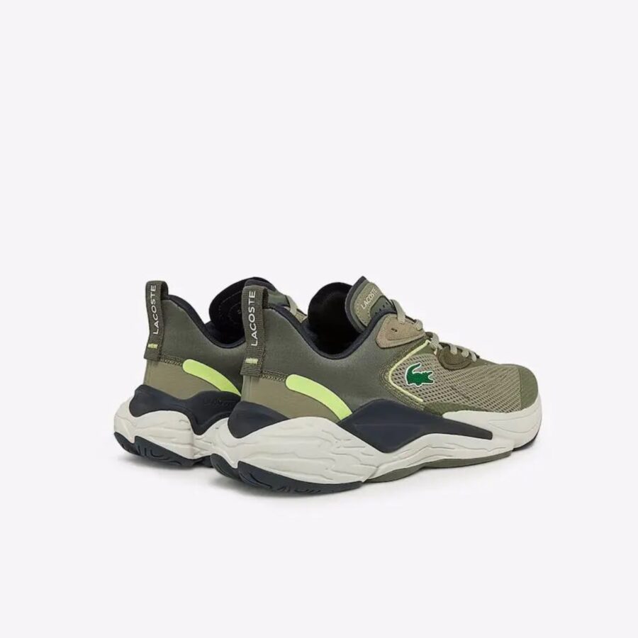 giày lacoste aceshot trainers 'khaki green' 43sma0013afi