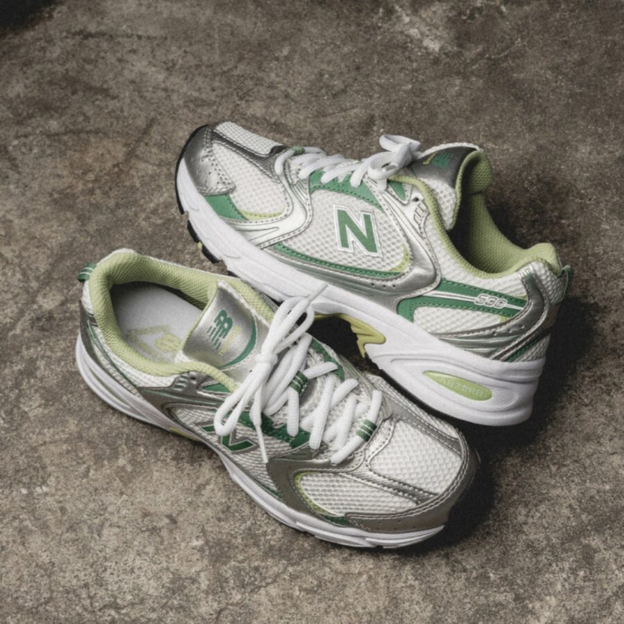 giày new balance 530 'white silver green' mr530adb