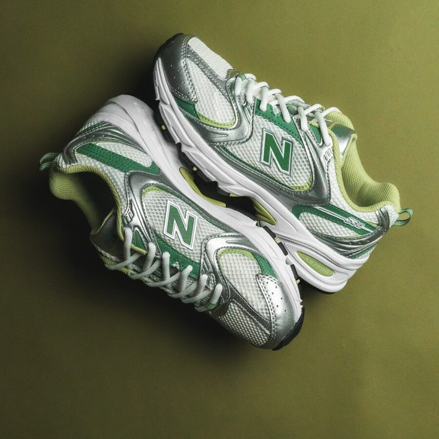 giày new balance 530 'white silver green' mr530adb