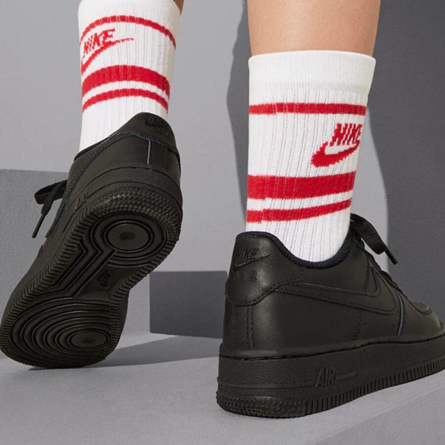 giày nike air force 1 le 'black' (gs) fv5951-001