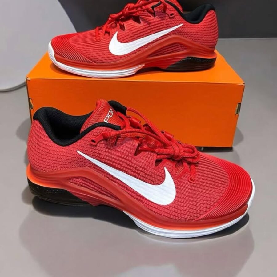 giày tennis/pickleball nike court air zoom vapor 12 hc 'university red' fv5552-600