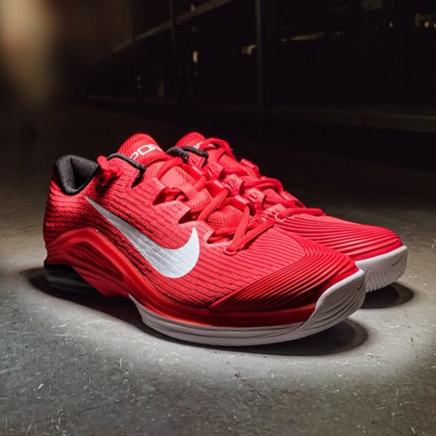 giày tennis/pickleball nike court air zoom vapor 12 hc 'university red' fv5552-600