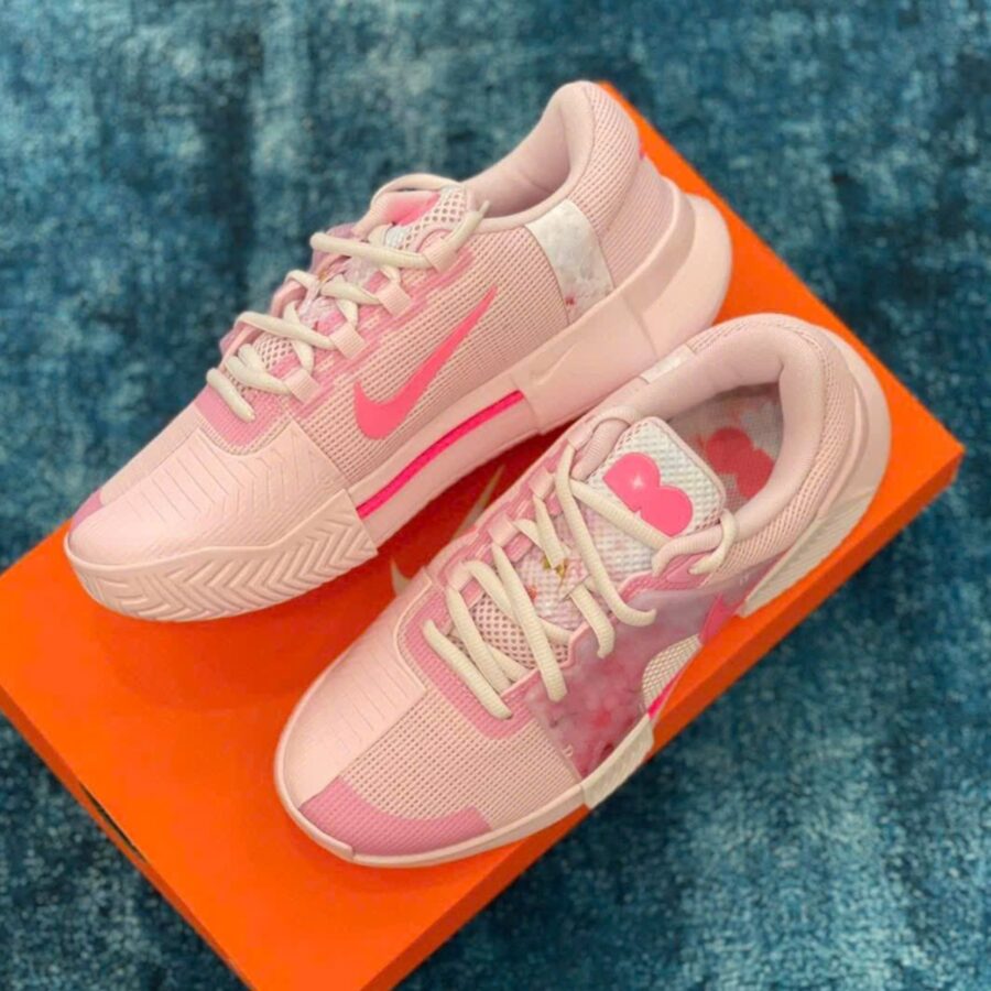 giày tennis/pickleball nike gp challenge 1 x naomi osaka 'pink foam' hj6643-601