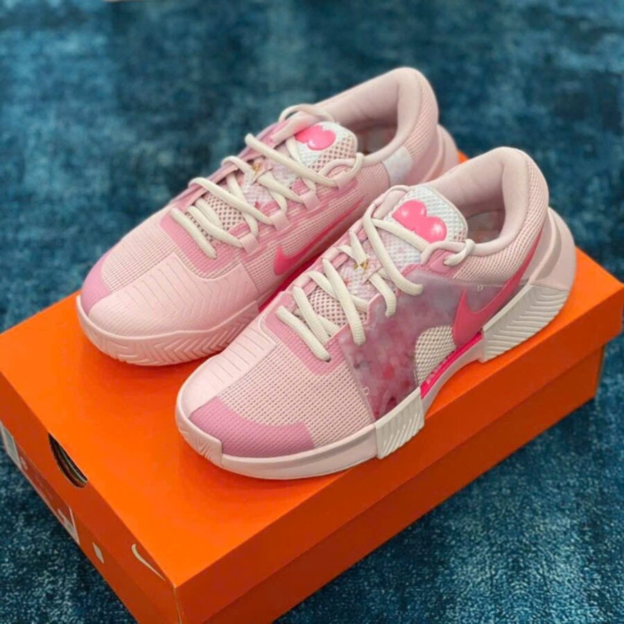 giày tennis/pickleball nike gp challenge 1 x naomi osaka 'pink foam' hj6643-601