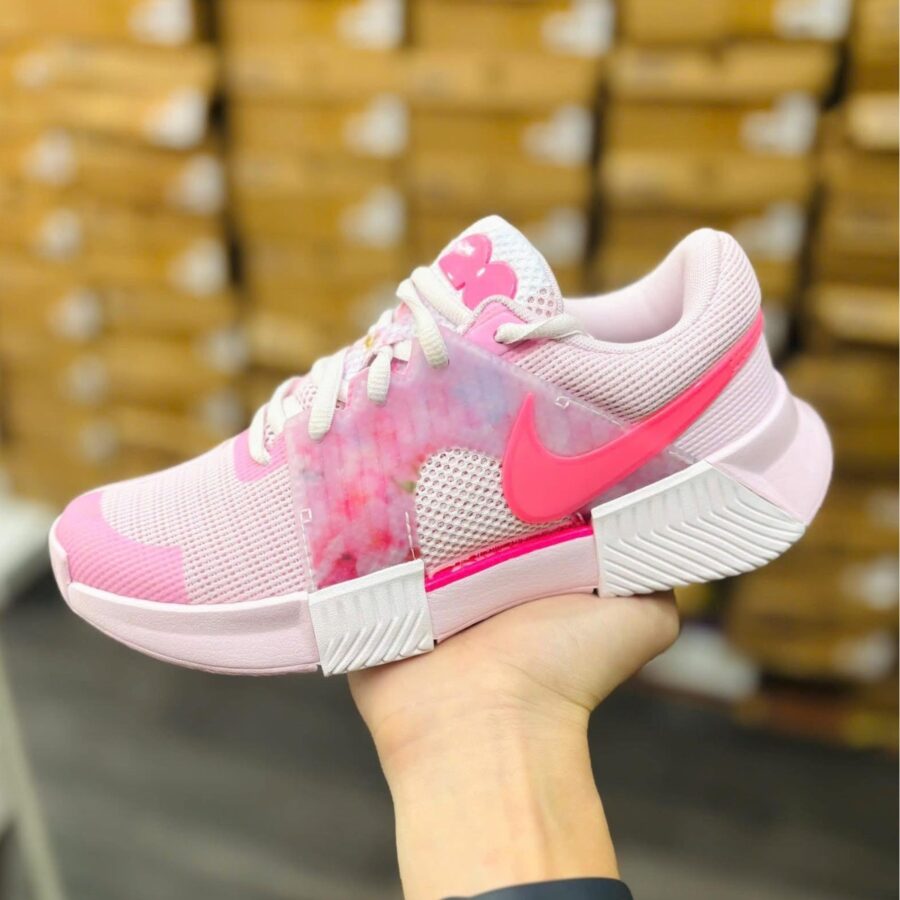 giày tennis/pickleball nike gp challenge 1 x naomi osaka 'pink foam' hj6643-601