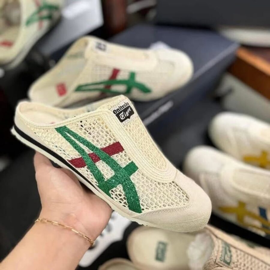 giày onitsuka tiger mexico 66 sabot 'cream kale' 1183c123-103