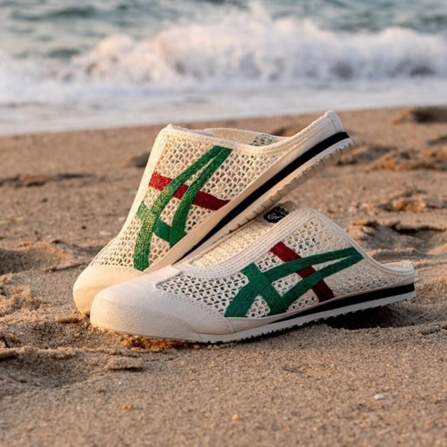 giày onitsuka tiger mexico 66 sabot 'cream kale' 1183c123-103