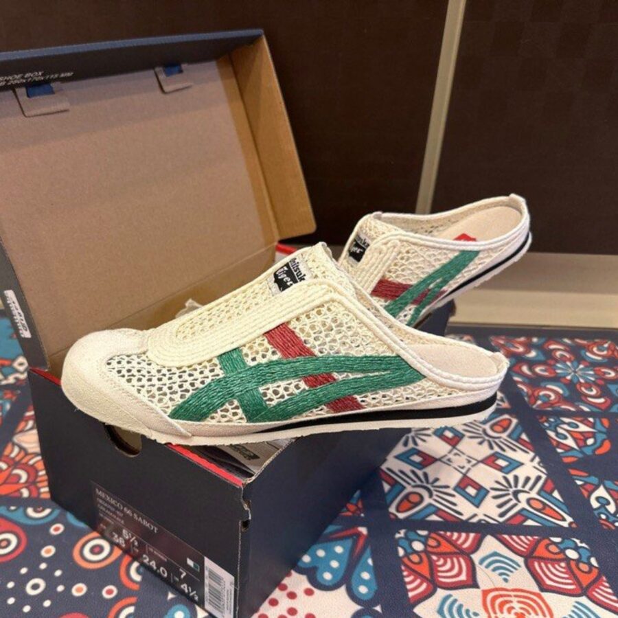 giày onitsuka tiger mexico 66 sabot 'cream kale' 1183c123-103