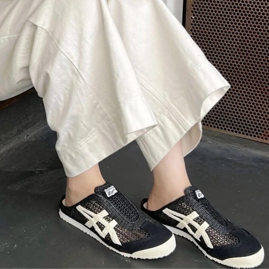 giày onitsuka tiger mexico 66 sabot 'black cream' 1183c123-001