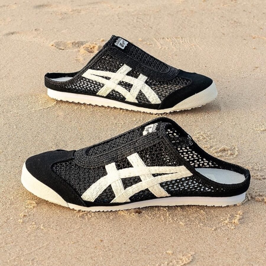 giày onitsuka tiger mexico 66 sabot 'black cream' 1183c123-001