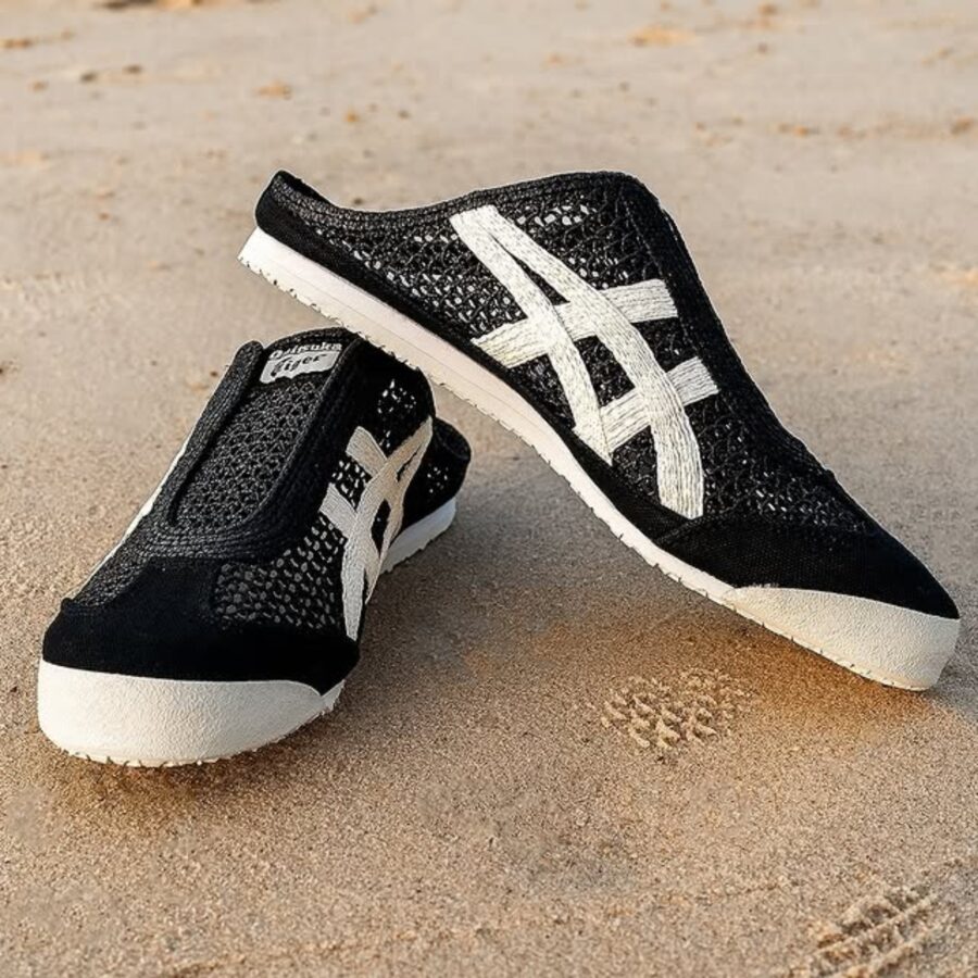 giày onitsuka tiger mexico 66 sabot 'black cream' 1183c123-001