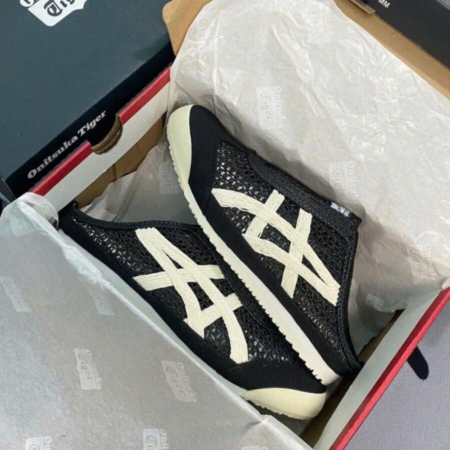 giày onitsuka tiger mexico 66 sabot 'black cream' 1183c123-001