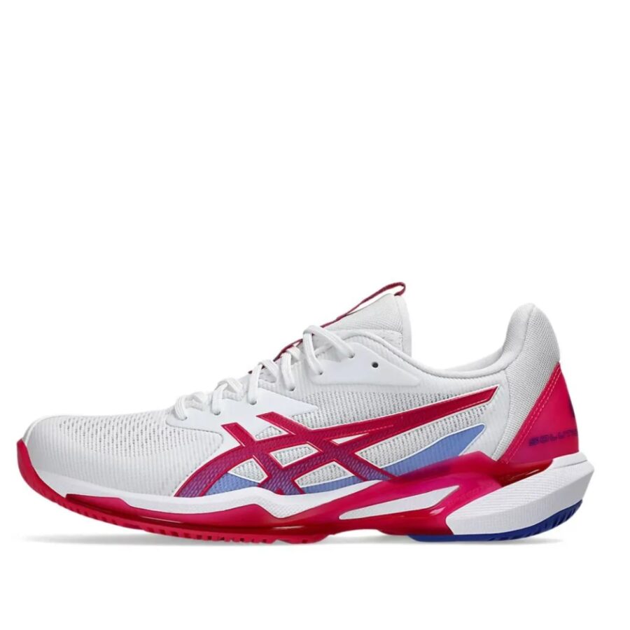 giày tennis pickleball asics solution speed ff 'white bright rose' 1042a250-103