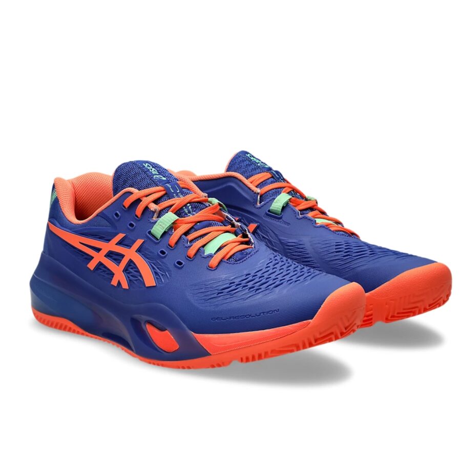 giày tennis pickleball asics gel-resolution x padel 'dark cobalt vivid coral' 1041a492-402