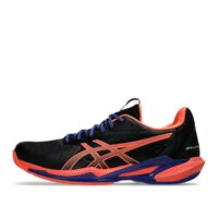 giày tennis pickleball asics solution speed ff 3 padel 'black vivid coral' 1041a496-001