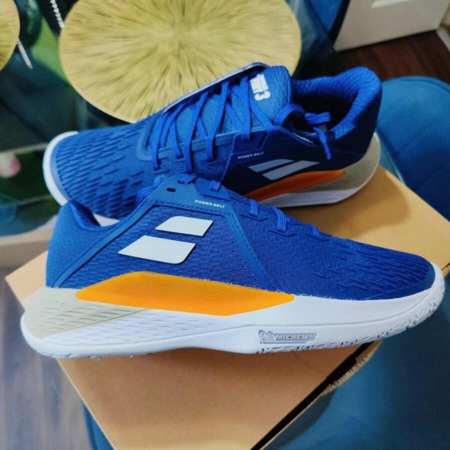 giày tennis pickleball babolat propulse fury 3 'blue' 30s24208-4116