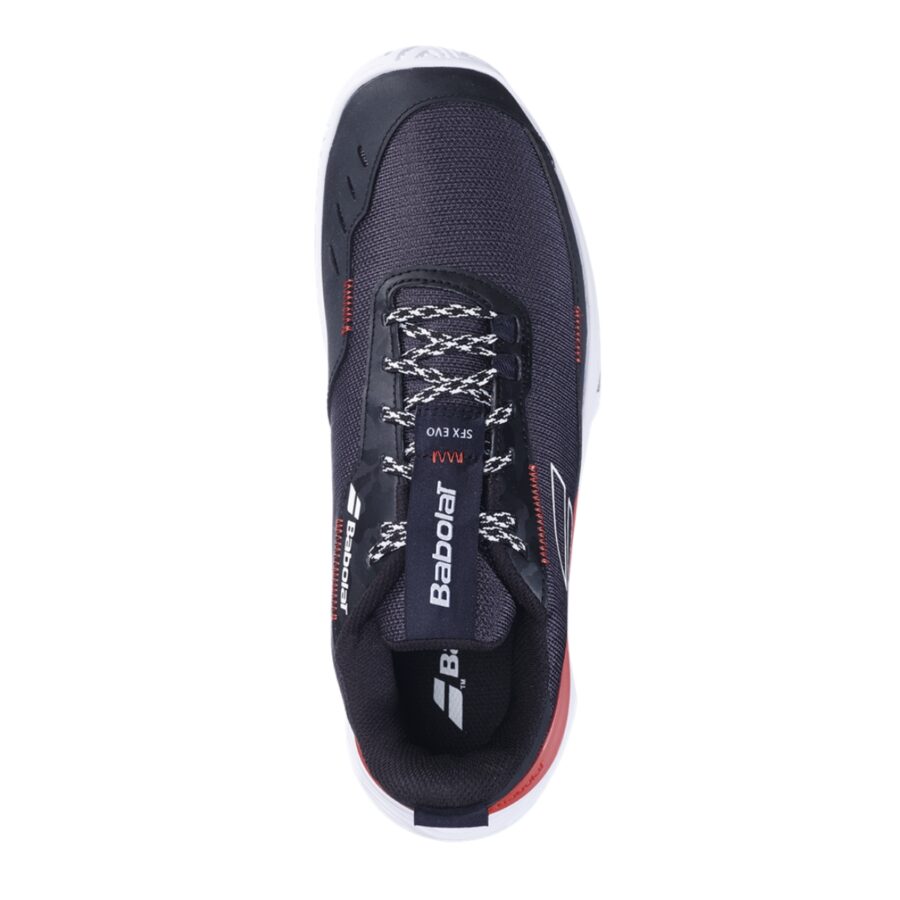 giày tennis pickleball babolat sfx evo all court 'black red' 30s24555-2042