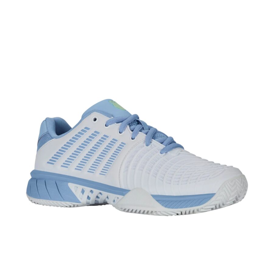 giày tennis pickleball k-swiss express light 3 clay 'white' 98563-112-m