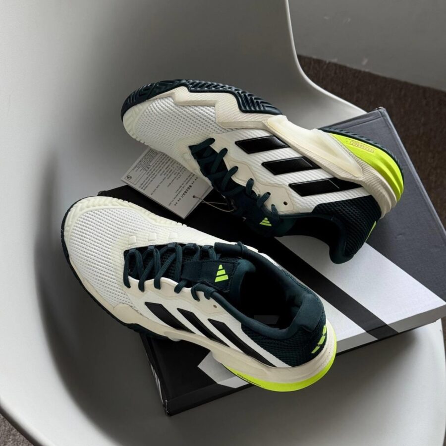 giày tennis/pickleball adidas barricade 13 ''off white'' jh5129