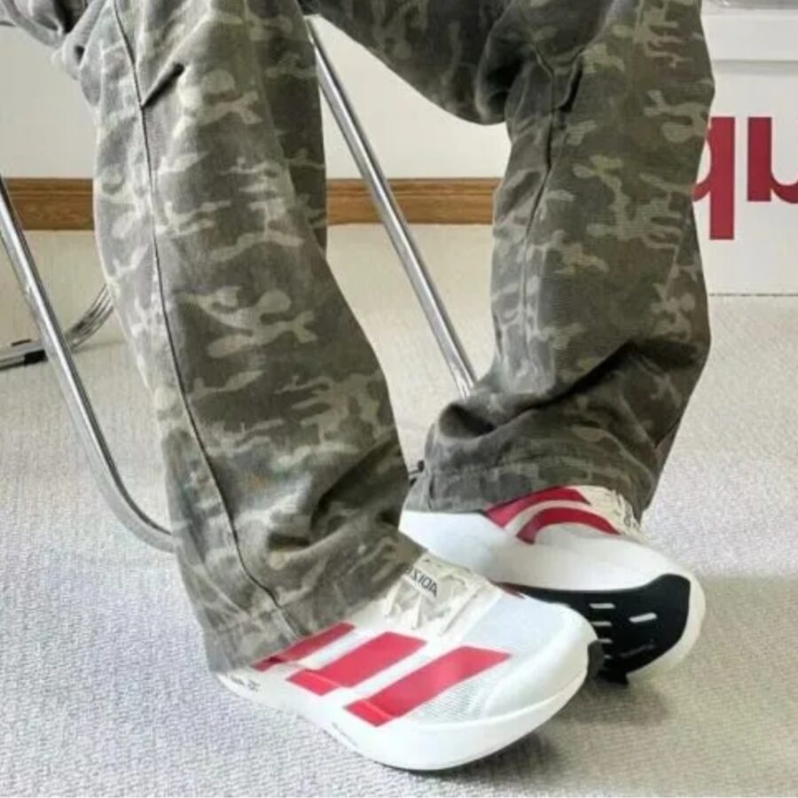 giày adidas adizero evo sl 'white red' js1182