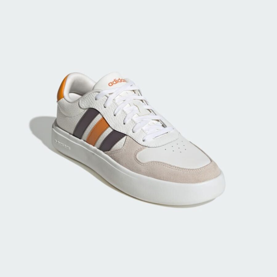 giày adidas litecourt nam 'core white grey strata' jr0026