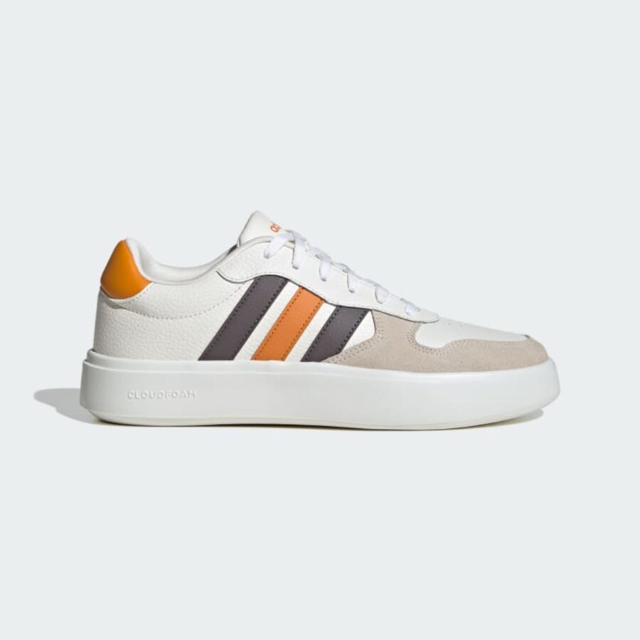 giày adidas litecourt nam 'core white grey strata' jr0026