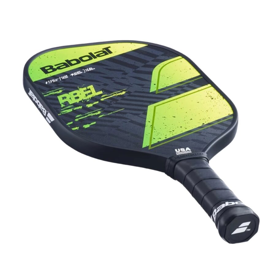 vợt pickleball babolat rbel 16mm ‘black green’