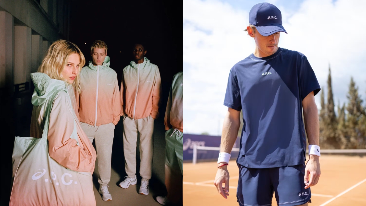 bộ sưu tập a.p.c. x asics: khi thời trang pháp gặp công nghệ nhật
