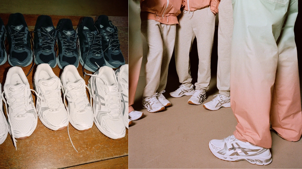 bộ sưu tập a.p.c. x asics: khi thời trang pháp gặp công nghệ nhật