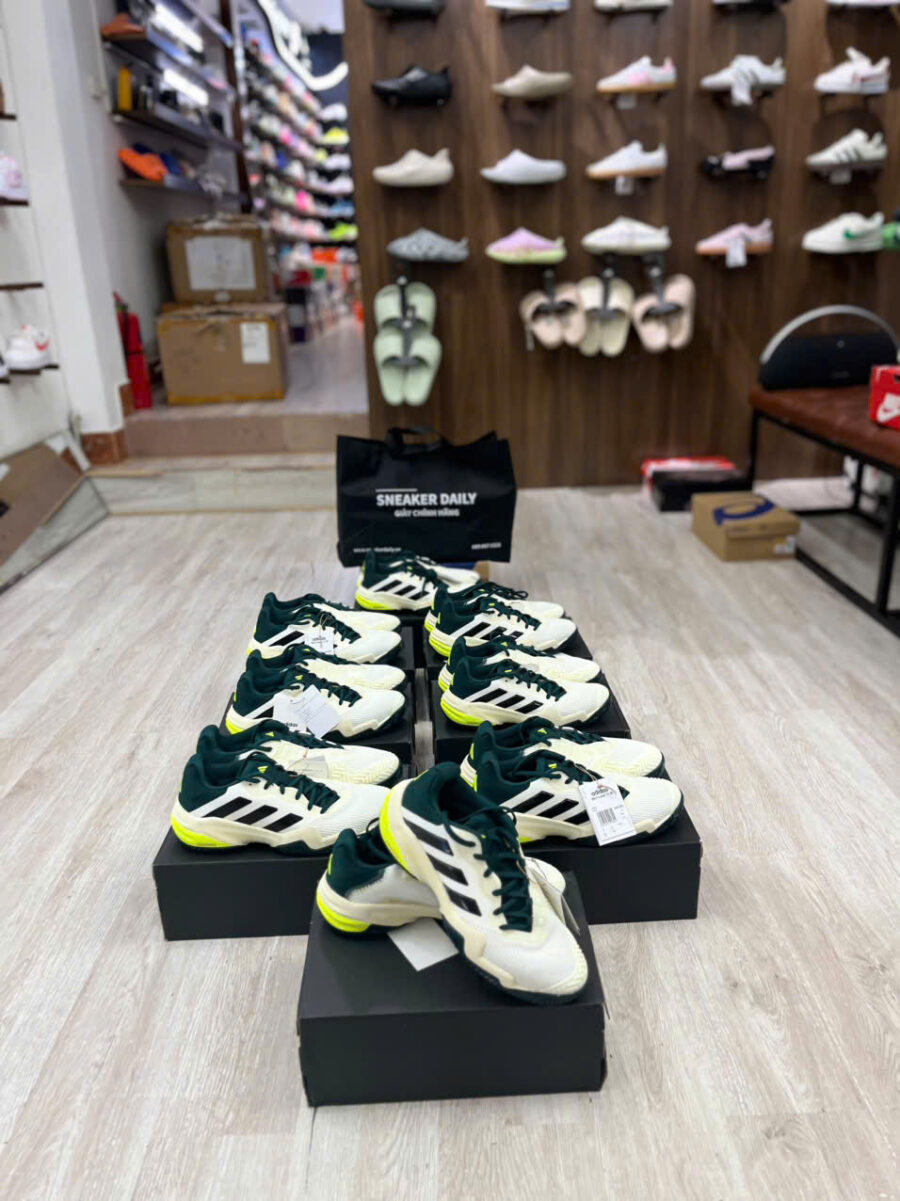 giày tennis/pickleball adidas barricade 13 ''off white'' jh5129