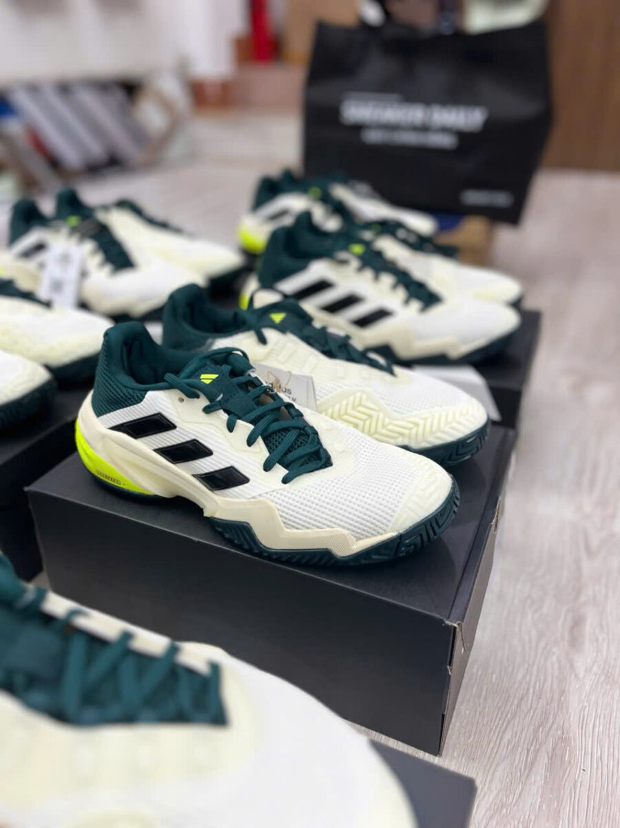 giày tennis/pickleball adidas barricade 13 ''off white'' jh5129