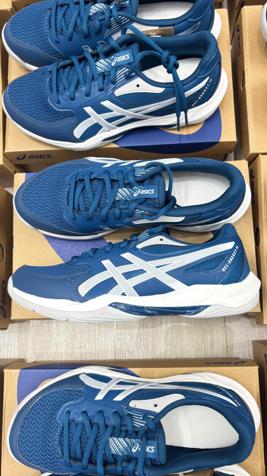 giày asics gel-rocket 12 'mako blue' 1071a116-400