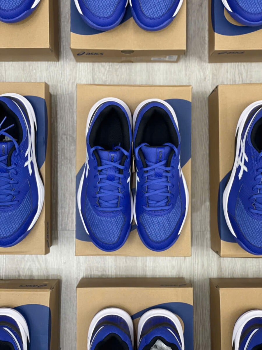 giày tennis/pickleball asics gel dedicate 8 - dark cobalt/white 1041a408-402