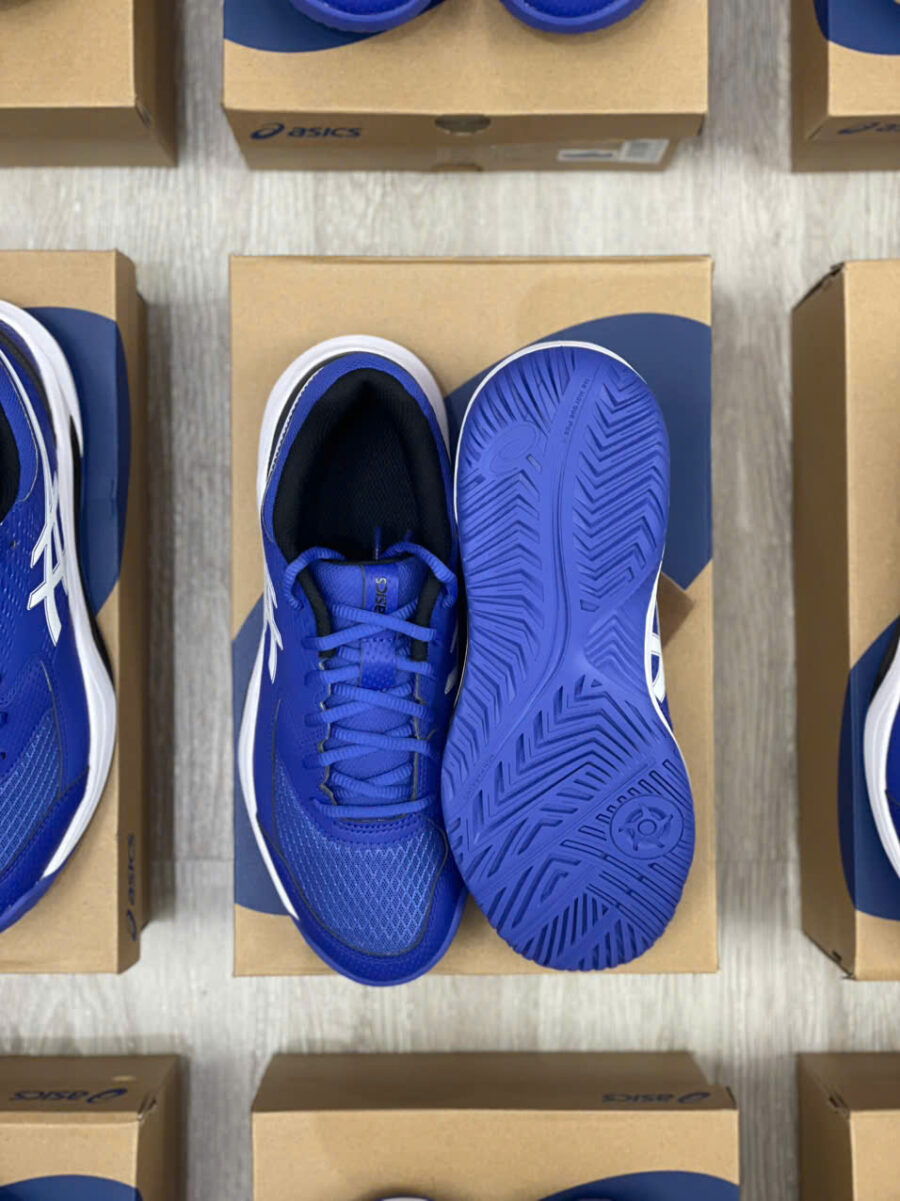 giày tennis/pickleball asics gel dedicate 8 - dark cobalt/white 1041a408-402