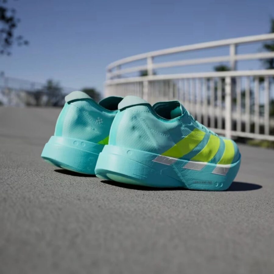 giày adidas adizero adios pro 4 'flash aqua lucid lemon' jr1251