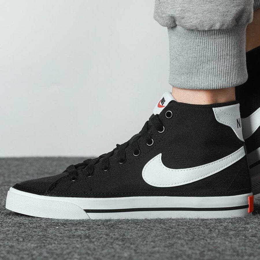 giày nike court legacy canvas mid 'black' dd0161-001