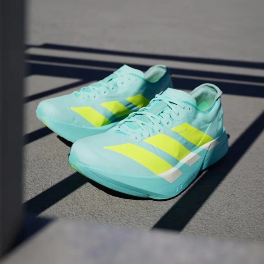 giày adidas adizero adios pro 4 'flash aqua lucid lemon' jr1251