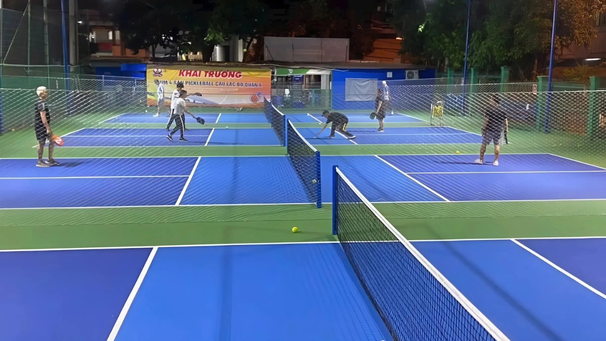danh sách sân pickleball quận 6: địa điểm chơi bao chất