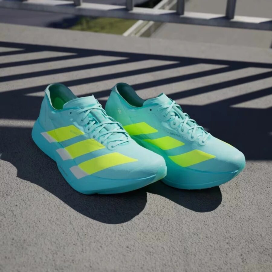 giày adidas adizero adios pro 4 'flash aqua lucid lemon' jr1251