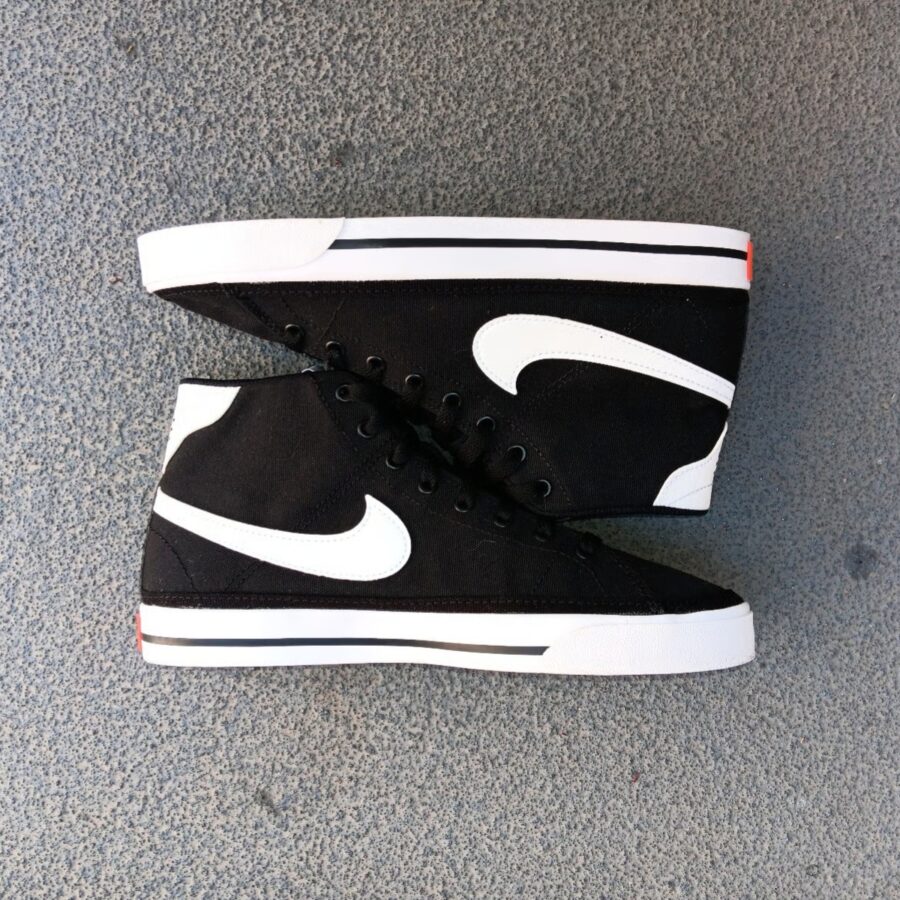 giày nike court legacy canvas mid 'black' dd0161-001