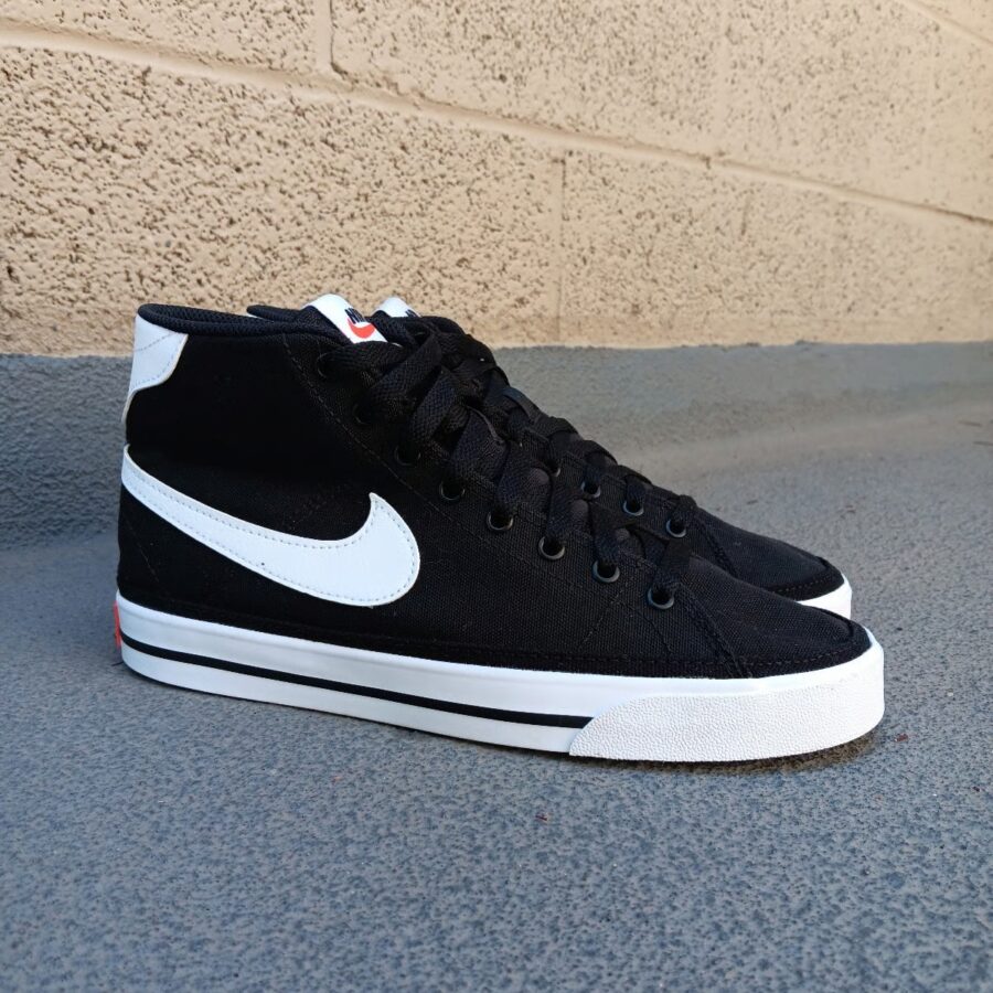 giày nike court legacy canvas mid 'black' dd0161-001