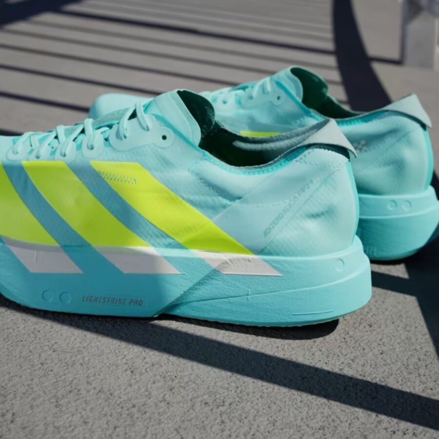 giày adidas adizero adios pro 4 'flash aqua lucid lemon' jr1251
