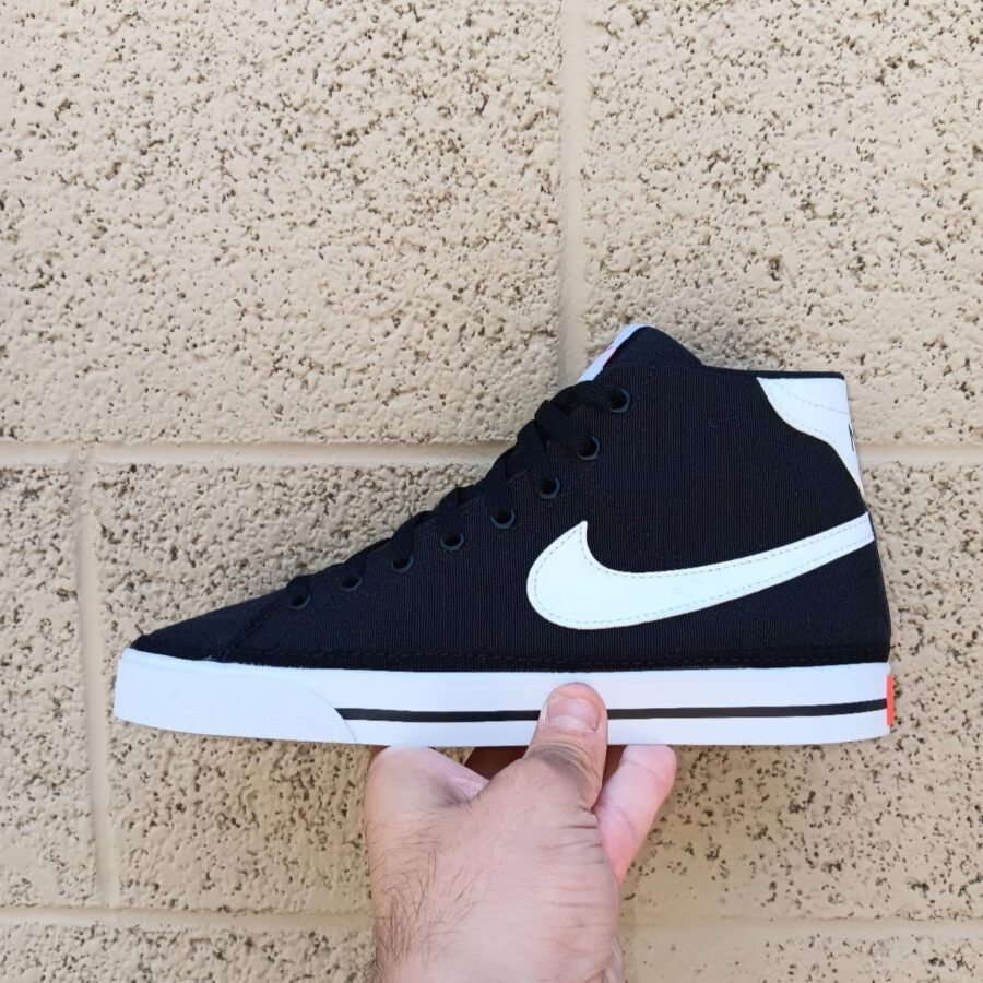 giày nike court legacy canvas mid 'black' dd0161-001