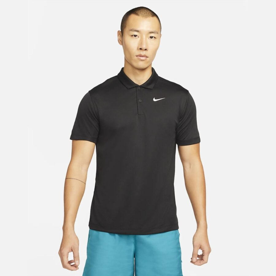áo nike court dri-fit men's tennis polo 'black' dh0858-010