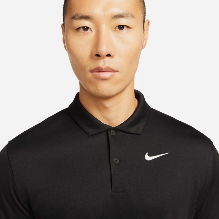 áo nike court dri-fit men's tennis polo 'black' dh0858-010