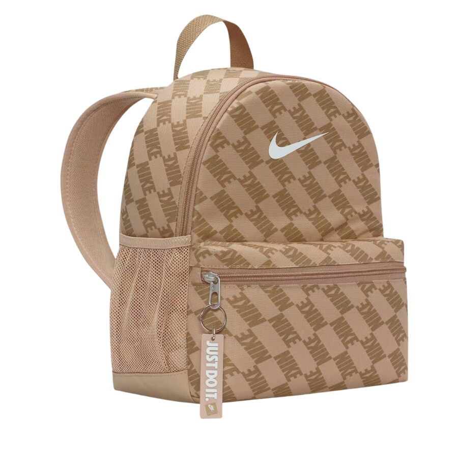 balo nike brasilia jdi older kids' mini backpack (11l) 'hemp beechtree' hv6481-200
