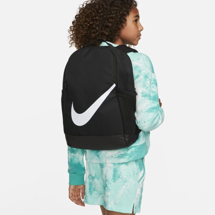 balo nike brasilia kids' backpack (18l) 'black' dv9436-010