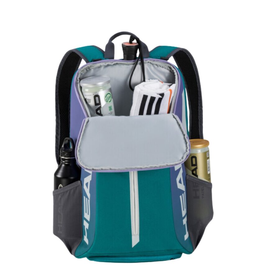 balo tennis head tour team 25l 2024 xanh tím 261154