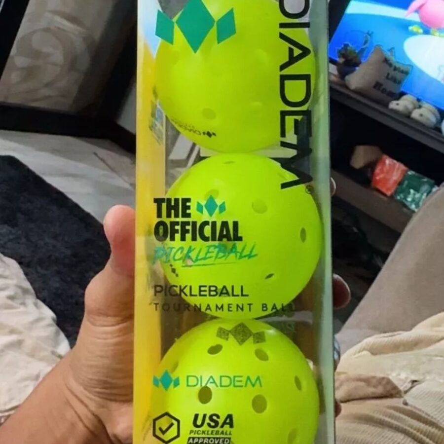 bóng pickleball diadem 3 pack 'neon'
