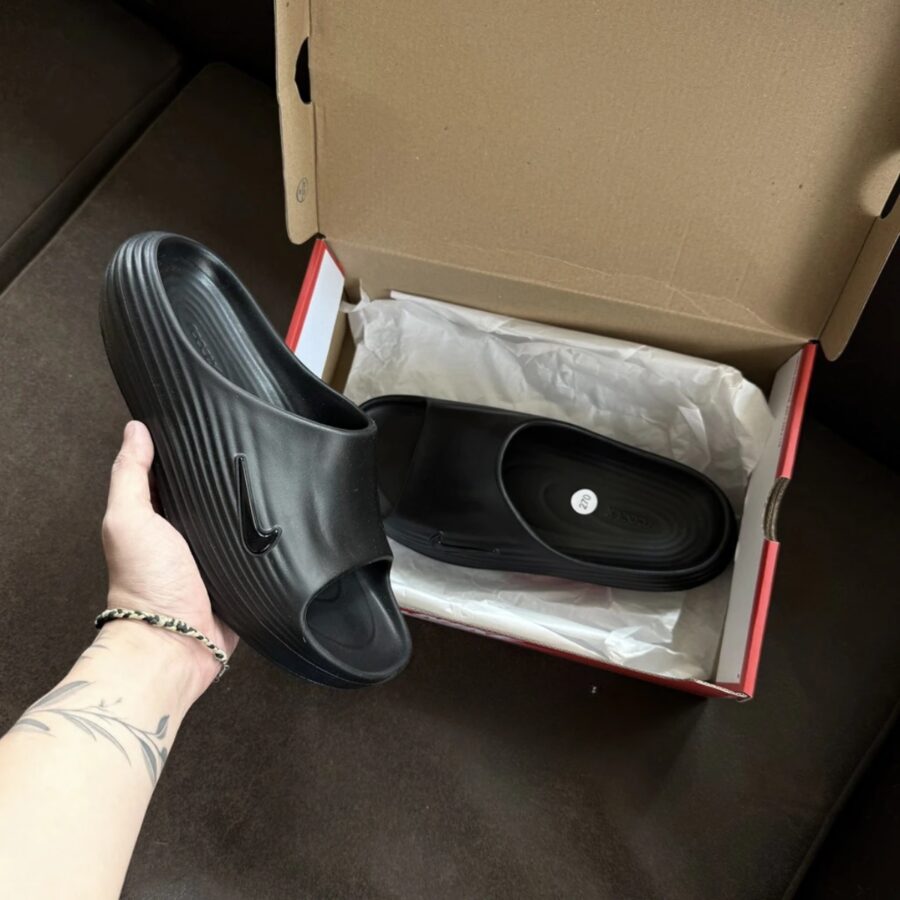 dép nike reactx rejuven8 slide 'triple black' hv4484-001